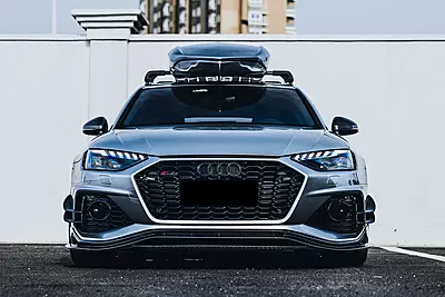 2020–2024 Audi RS4 B9.5 BKSS Style Carbon Fiber Front Lip | Aerodynamic Performance Upgrade 2020–2024 Audi RS4 B9.5 BKSS Style Carbon Fiber Front Lip | Aerodynamic Performance Upgrade