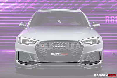 2017–2019 Audi RS4 B9 Carbon Fiber Front Bumper Trim Lip | Subtle Aerodynamic Enhancement 2017–2019 Audi RS4 B9 Carbon Fiber Front Bumper Trim Lip | Subtle Aerodynamic Enhancement