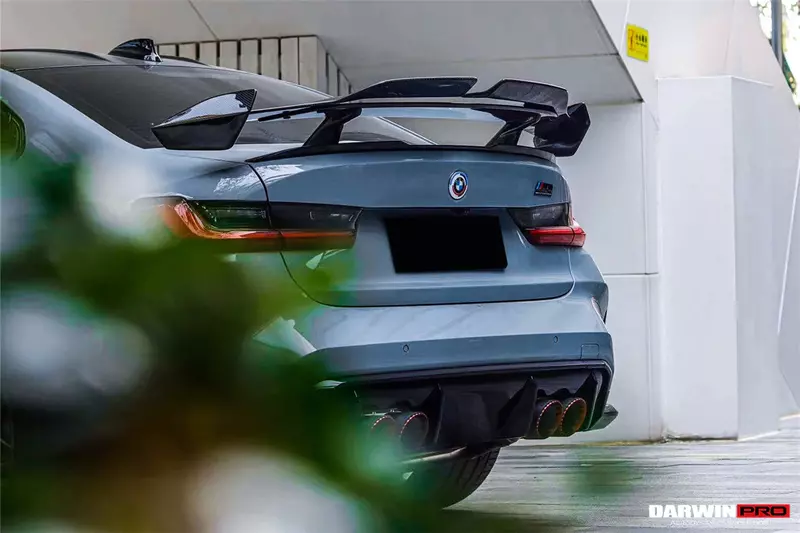 2021-UP BMW M3 G80 G20 BKSSII Style Carbon Fiber Trunk Spoiler 2021-UP BMW M3 G80 G20 BKSSII Style Carbon Fiber Trunk Spoiler