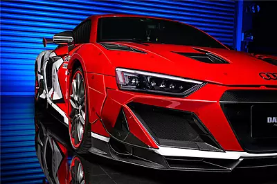 Audi R8 Coupe & Spyder IMPII Style Partial Carbon Fiber Front Bumper | Aggressive Aero Upgrade Audi R8 Coupe & Spyder IMPII Style Partial Carbon Fiber Front Bumper | Aggressive Aero Upgrade