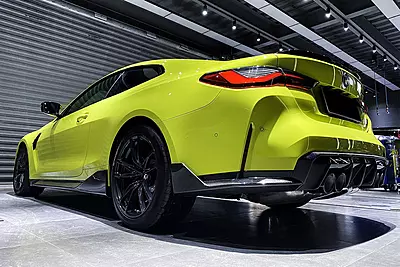 BMW M4 G82 / G83 MP Style Carbon Fiber Rear Caps | 2021–2025 BMW M4 G82 / G83 MP Style Carbon Fiber Rear Caps | 2021–2025