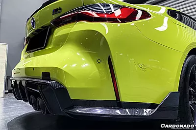 BMW M4 G82 / G83 MP Style Carbon Fiber Rear Caps | 2021–2025 BMW M4 G82 / G83 MP Style Carbon Fiber Rear Caps | 2021–2025