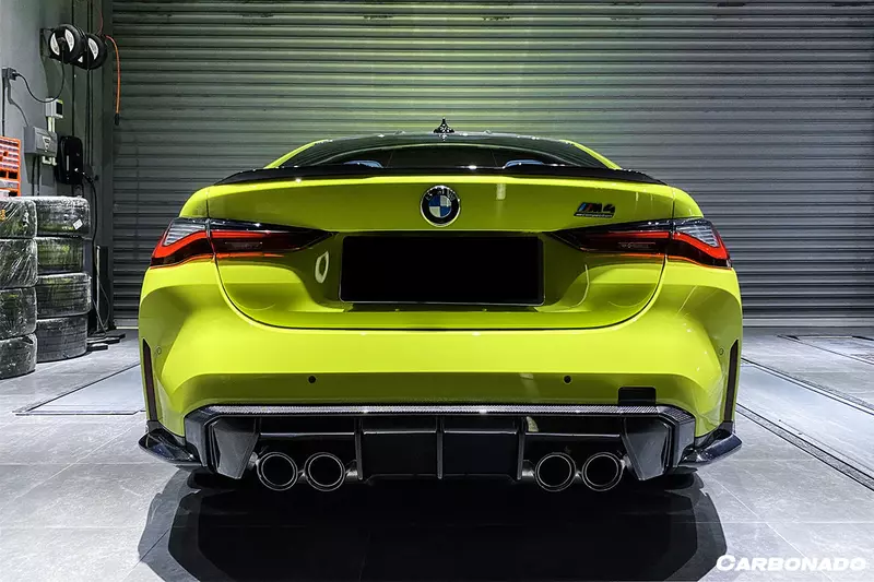 BMW M3 G80 MP Style Carbon Fiber Quad Rear Lip with Winglets | 2021–2025 BMW M3 G80 MP Style Carbon Fiber Quad Rear Lip with Winglets | 2021–2025