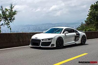 2006–2015 Audi R8 Coupe/Spyder DPGT Style Full Wide Body Kit | Includes Exhaust Tips 2006–2015 Audi R8 Coupe/Spyder DPGT Style Full Wide Body Kit | Includes Exhaust Tips