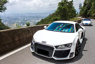 2006–2015 Audi R8 Coupe/Spyder DPGT Style Full Wide Body Kit | Includes Exhaust Tips 2006–2015 Audi R8 Coupe/Spyder DPGT Style Full Wide Body Kit | Includes Exhaust Tips