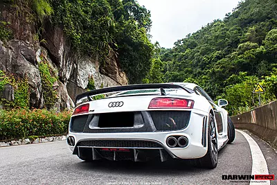 2006–2015 Audi R8 Coupe DPGT Trunk Spoiler Wing | Carbon Fiber Aero Upgrade 2006–2015 Audi R8 Coupe DPGT Trunk Spoiler Wing | Carbon Fiber Aero Upgrade