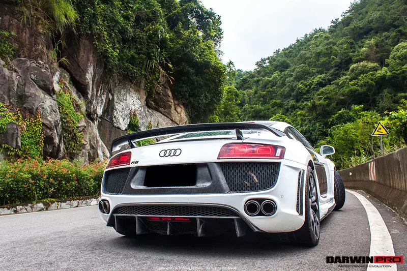 2006–2015 Audi R8 Coupe DPGT Trunk Spoiler Wing | Carbon Fiber Aero Upgrade 2006–2015 Audi R8 Coupe DPGT Trunk Spoiler Wing | Carbon Fiber Aero Upgrade