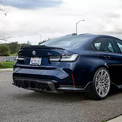 BMW G80 M3 & G20 3 Series Carbon Fiber Mid Kick Center Flow Spoiler (2020+) BMW G80 M3 & G20 3 Series Carbon Fiber Mid Kick Center Flow Spoiler (2020+)