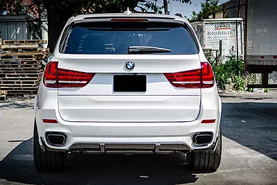 BMW X5 F15 MP Style Carbon Fiber Rear Lip (2014–2018, MT ONLY) BMW X5 F15 MP Style Carbon Fiber Rear Lip (2014–2018, MT ONLY)