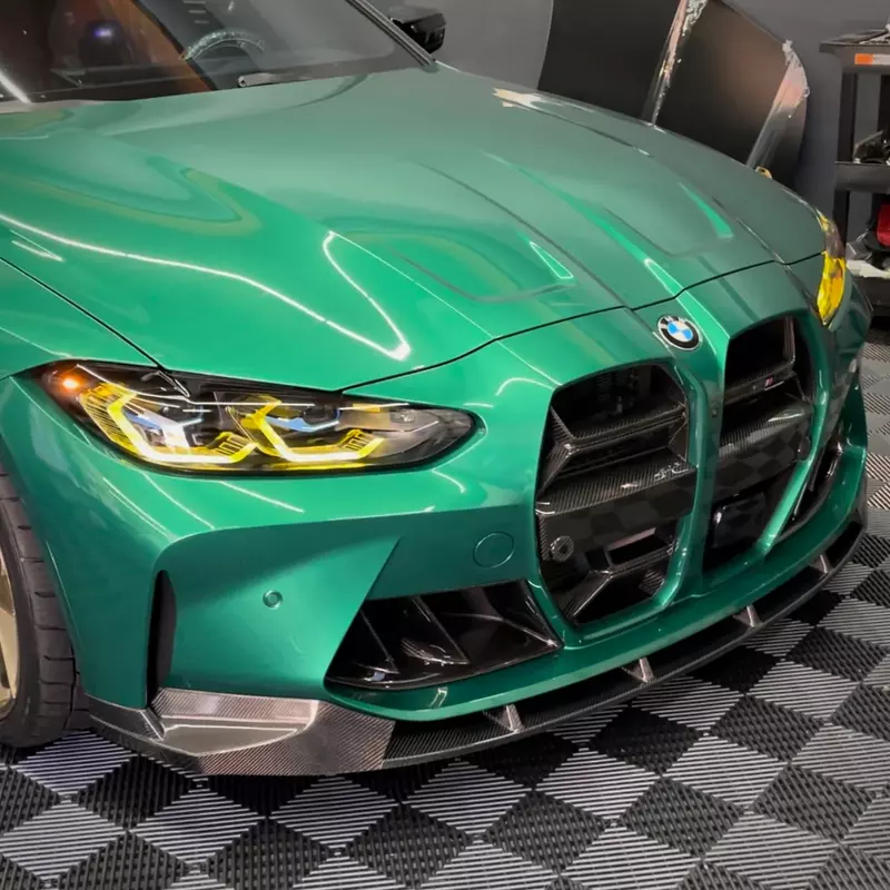 BMW G8X G80 G82 M3 M4 V2 Dual Slat Carbon Fiber Front Bumper Duct Vents (2021+) BMW G8X G80 G82 M3 M4 V2 Dual Slat Carbon Fiber Front Bumper Duct Vents (2021+)