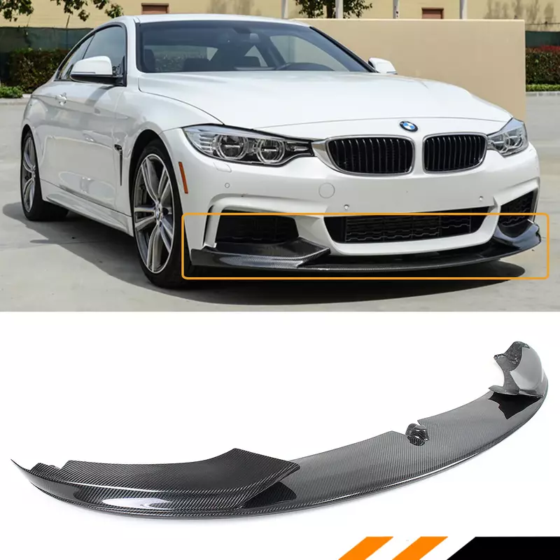 4 Series BMW Front Lip Carbon Fiber 2014-2020 4 Series BMW Front Lip Carbon Fiber 2014-2020