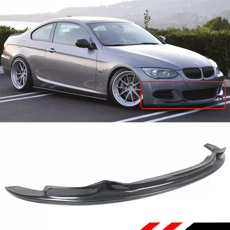 LCI Carbon Fiber Front Lip for BMW E92/E93 3 Series (2010–2013) LCI Carbon Fiber Front Lip for BMW E92/E93 3 Series (2010–2013)