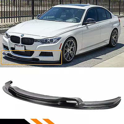 BMW F30 3 Series Carbon Fiber Front Lip (2012–2018) – M Sport BMW F30 3 Series Carbon Fiber Front Lip (2012–2018) – M Sport