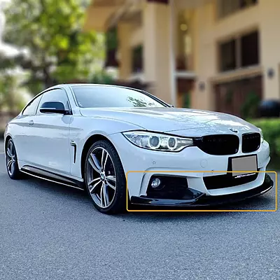 BMW 4 Series Front Lip – Glossy Black (2014–2020) BMW 4 Series Front Lip – Glossy Black (2014–2020)