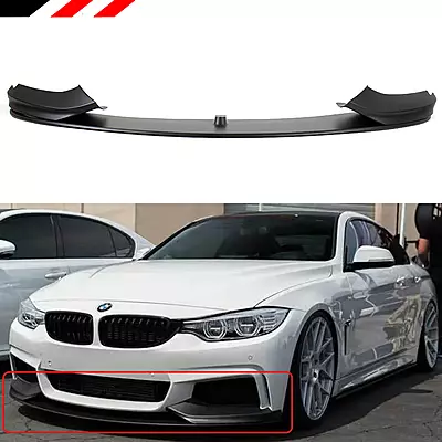 BMW 4 Series Front Lip – Satin Black (2014–2020) BMW 4 Series Front Lip – Satin Black (2014–2020)
