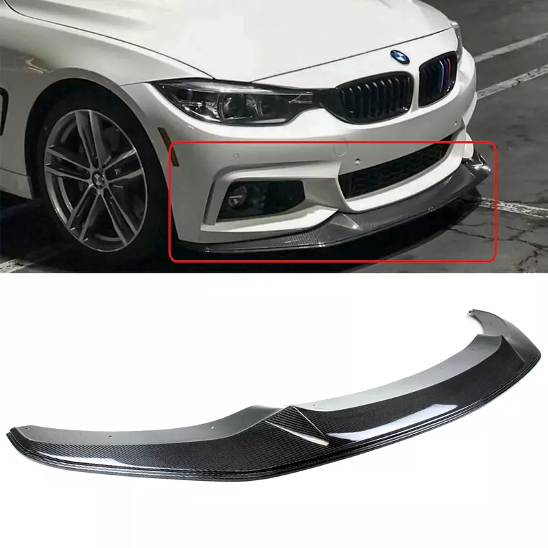 BMW 4 Series Front Lip – Carbon Fiber (2014–2020) BMW 4 Series Front Lip – Carbon Fiber (2014–2020)