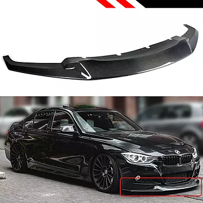 BMW F30 3 Series JHP Style Carbon Fiber Front Lip (2012–2018) BMW F30 3 Series JHP Style Carbon Fiber Front Lip (2012–2018)