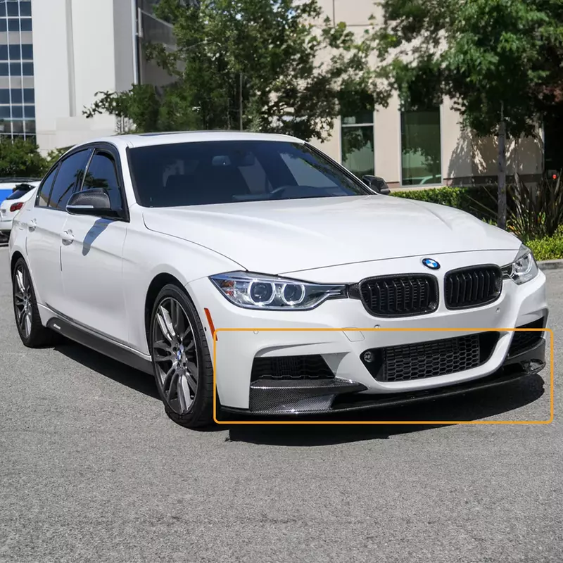 BMW F30 3 Series M Sport Style Carbon Fiber Front Lip (2012–2018) BMW F30 3 Series M Sport Style Carbon Fiber Front Lip (2012–2018)