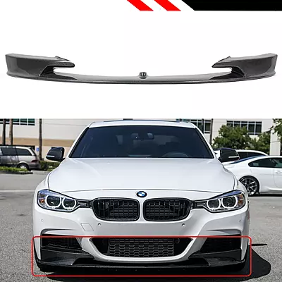 BMW F30 3 Series M Sport Style Carbon Fiber Front Lip (2012–2018) BMW F30 3 Series M Sport Style Carbon Fiber Front Lip (2012–2018)