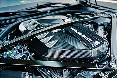 BMW M3 G80 / M4 G82 G83 Dry Carbon Fiber Engine Cover | 2021–2025 BMW M3 G80 / M4 G82 G83 Dry Carbon Fiber Engine Cover | 2021–2025
