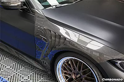 OD Style Dry Carbon Fiber Front Fenders – BMW M3 G80/G81 & M4 G82/G83 (2021–2025) OD Style Dry Carbon Fiber Front Fenders – BMW M3 G80/G81 & M4 G82/G83 (2021–2025)