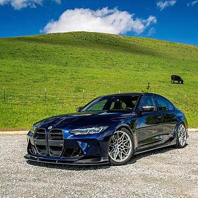 BMW G8X G80 G82 M3 M4 3-Piece Carbon Fiber Race Lip Splitter (2021+) BMW G8X G80 G82 M3 M4 3-Piece Carbon Fiber Race Lip Splitter (2021+)
