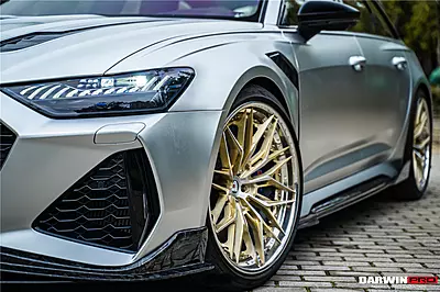 Audi RS6 Avant C8 & RS7 Quattro IMP Performance Carbon Fiber Side Skirts Under Board