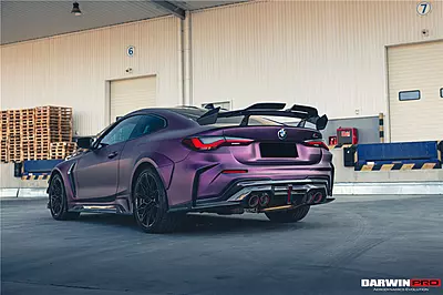 2021–2025 BMW M4 G82 / G83 BKSSII Style Rear Bumper with LED Light & Exhaust Tips 2021–2025 BMW M4 G82 / G83 BKSSII Style Rear Bumper with LED Light & Exhaust Tips