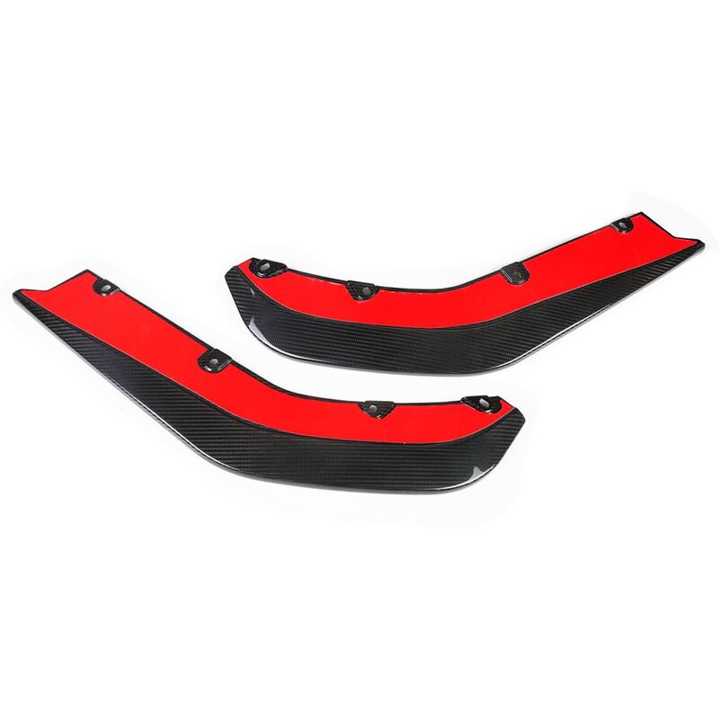 BMW G80 M3 Dry Carbon Fiber V2 Rear Bumper Corner Side Splitters (2021–2024) BMW G80 M3 Dry Carbon Fiber V2 Rear Bumper Corner Side Splitters (2021–2024)