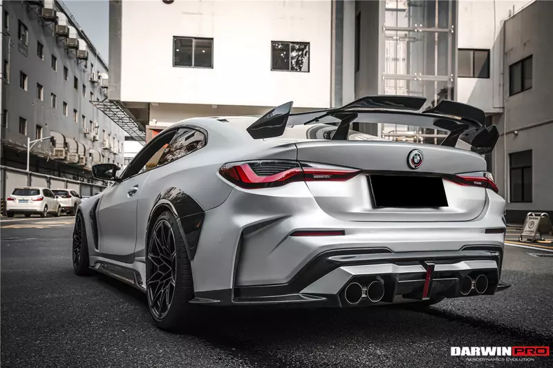 4 Series G22 BKSSII Style Carbon Fiber Trunk Spoiler – CFRP, Forged, or Dry
