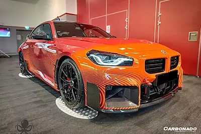 OD-AP Style Dry Carbon Fiber Down Grille – BMW M2 G87 (2021–2024) OD-AP Style Dry Carbon Fiber Down Grille – BMW M2 G87 (2021–2024)