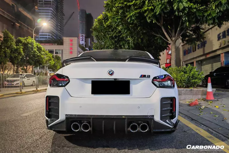 OD-R Style Dry Carbon Fiber Rear Bumper Splitter Winglets – BMW M2 G87 (2021–2024) OD-R Style Dry Carbon Fiber Rear Bumper Splitter Winglets – BMW M2 G87 (2021–2024)