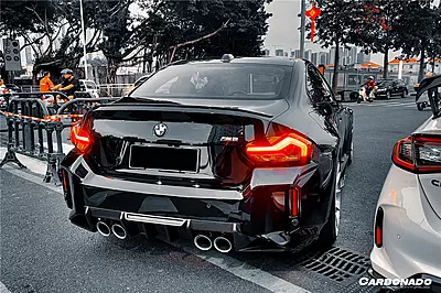 OD-R Style Dry Carbon Fiber Rear Diffuser Lip – BMW M2 G87 (2021–2024)