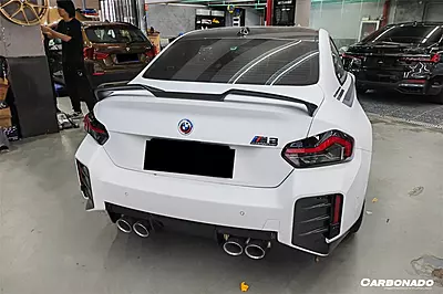 Dry Carbon Fiber Trunk Spoiler – BMW M2 G87 (2021–2024) Dry Carbon Fiber Trunk Spoiler – BMW M2 G87 (2021–2024)