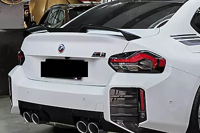 Dry Carbon Fiber Trunk Spoiler – BMW M2 G87 (2021–2024) Dry Carbon Fiber Trunk Spoiler – BMW M2 G87 (2021–2024)
