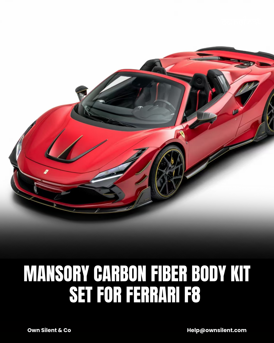 Mansory Carbon Fiber Body Kit for Ferrari F8 Mansory Carbon Fiber Body Kit for Ferrari F8