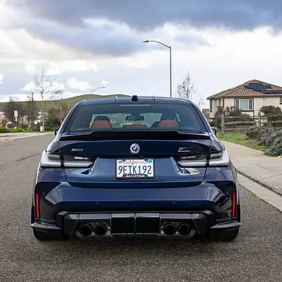 BMW G80 M3 & G20 3 Series Carbon Fiber Mid Kick Center Flow Spoiler (2020+) BMW G80 M3 & G20 3 Series Carbon Fiber Mid Kick Center Flow Spoiler (2020+)