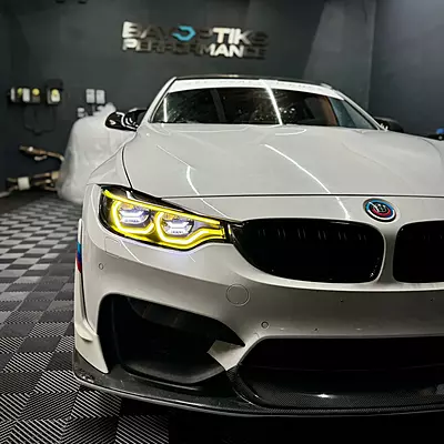 BMW F80 M3 / F82 M4 Ikon Style CSL Yellow / 6K White Headlight Upgrade Package (2018+ LCI2 LED Only) BMW F80 M3 / F82 M4 Ikon Style CSL Yellow / 6K White Headlight Upgrade Package (2018+ LCI2 LED Only)