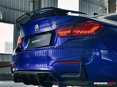 BKSS Style Carbon Fiber Trunk Spoiler Wing – BMW M4 F82 Coupe (2014–2020) BKSS Style Carbon Fiber Trunk Spoiler Wing – BMW M4 F82 Coupe (2014–2020)