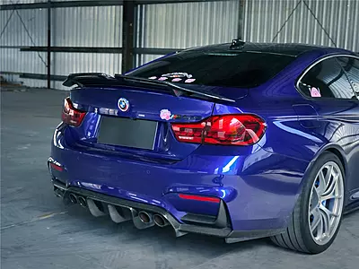 BKSS Style Carbon Fiber Trunk Spoiler Wing – BMW M4 F82 Coupe (2014–2020) BKSS Style Carbon Fiber Trunk Spoiler Wing – BMW M4 F82 Coupe (2014–2020)