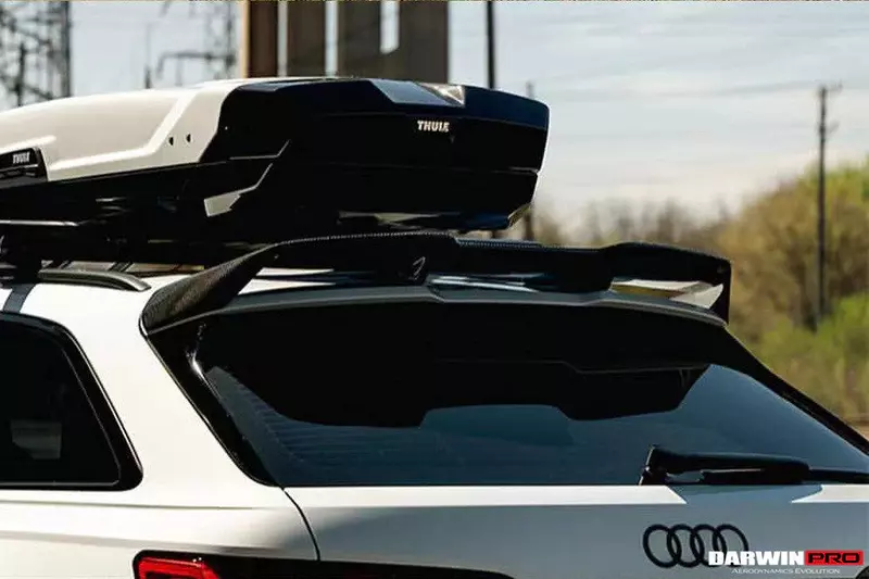 2019–2024 Audi RS6 C8 BKSS Style Carbon Fiber Roof Spoiler | Aggressive Rear Aero