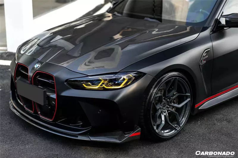 2021–2025 BMW M3 G80 / M4 G82 G83 CL Style Dry Carbon Fiber Front Lip