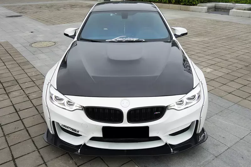BMW M3/M4 GTS Style Carbon Fiber Hood (2014–2020 F80/F82/F83) BMW M3/M4 GTS Style Carbon Fiber Hood (2014–2020 F80/F82/F83)
