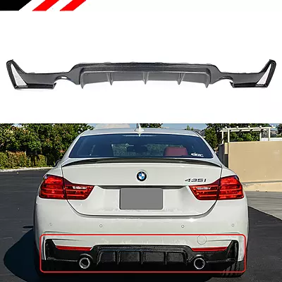 BMW 4 Series Carbon Fiber Rear Diffuser (2014–2020) BMW 4 Series Carbon Fiber Rear Diffuser (2014–2020)