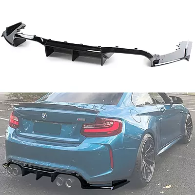 BMW F87 M2 / M2 Competition Gloss Black Rear Diffuser (2017–2020) BMW F87 M2 / M2 Competition Gloss Black Rear Diffuser (2017–2020)