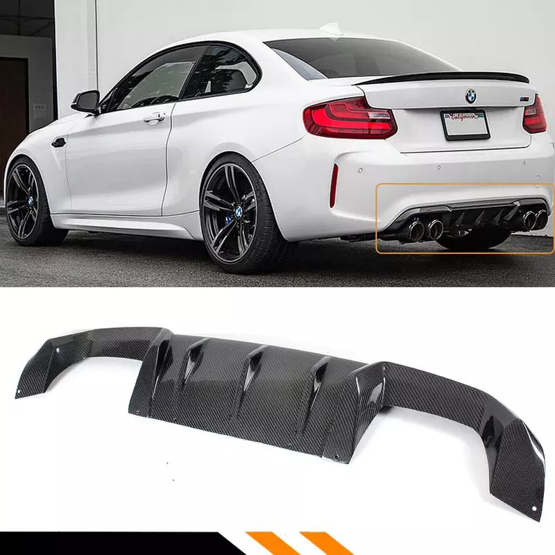 BMW F87 M2 / M2 Competition Carbon Fiber Rear Diffuser (2016–2021) BMW F87 M2 / M2 Competition Carbon Fiber Rear Diffuser (2016–2021)