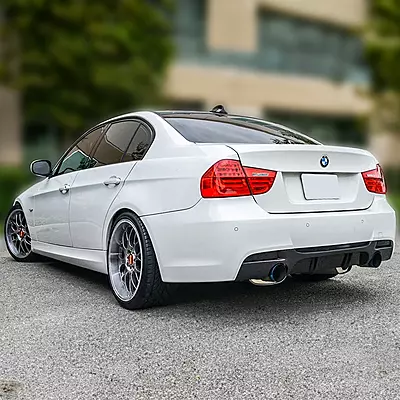 Glossy Black Rear Diffuser for BMW E90/E91 3 Series Glossy Black Rear Diffuser for BMW E90/E91 3 Series