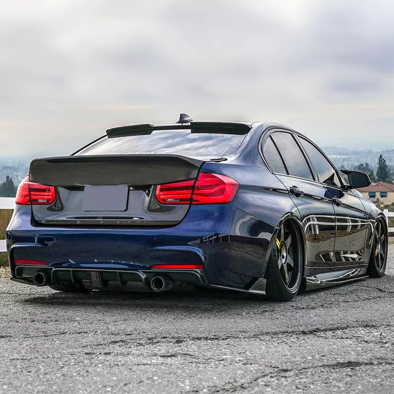 BMW F30 3 Series Satin Black Rear Diffuser (2012–2018) BMW F30 3 Series Satin Black Rear Diffuser (2012–2018)
