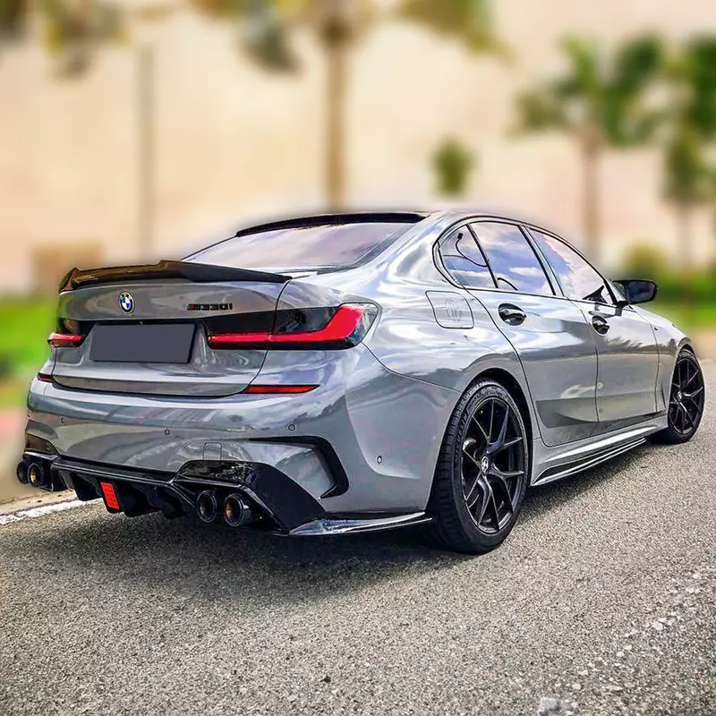 BMW G20 3 Series Glossy Black LED Diffuser (2019-2022) BMW G20 3 Series Glossy Black LED Diffuser (2019-2022)