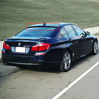 BMW F10/F11 5 Series Roof Spoiler – Carbon Fiber (2011–2016)